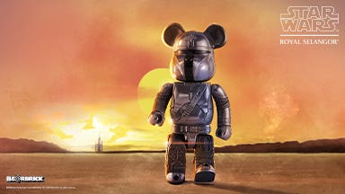 A TRIBUTE TO THE WAY! THE MANDALORIAN BE@RBRICK ROYAL SELANGOR 400%