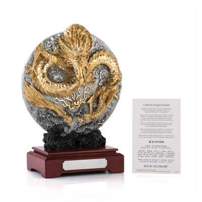 Gift-boxed Celestial Dragon Plaque