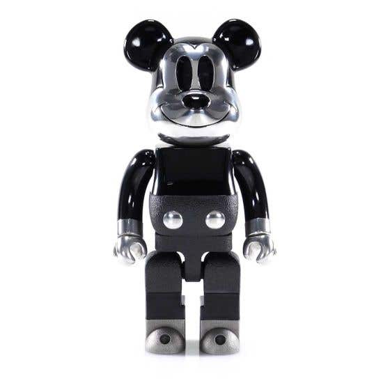 BE@RBRICK Royal Selangor Mickey Mouse B&W Ver. 400%